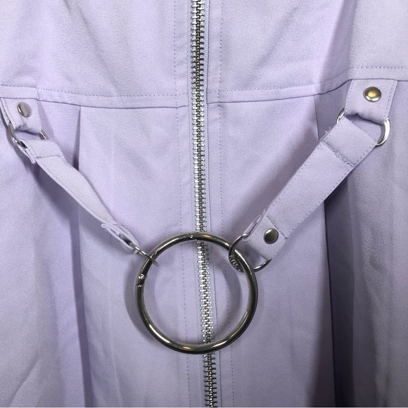 Used Killstar Blaire B*tch Lilac Mini Skirt Size XXL (No Straps) Goth, Punk, Alt - Picture 4 of 8